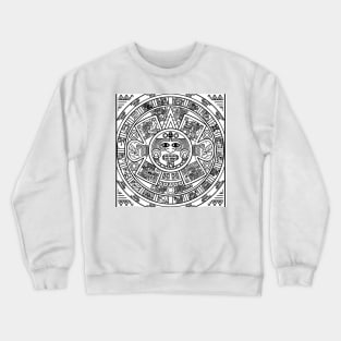 aztec calendar Crewneck Sweatshirt